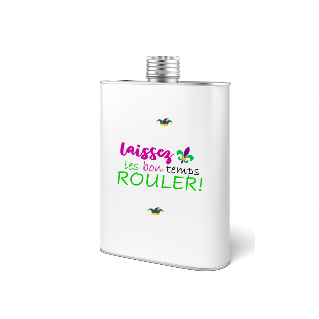 Mardi Gras Flask