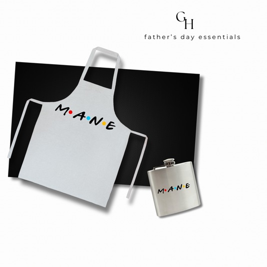 Mane Apron + Flask Set